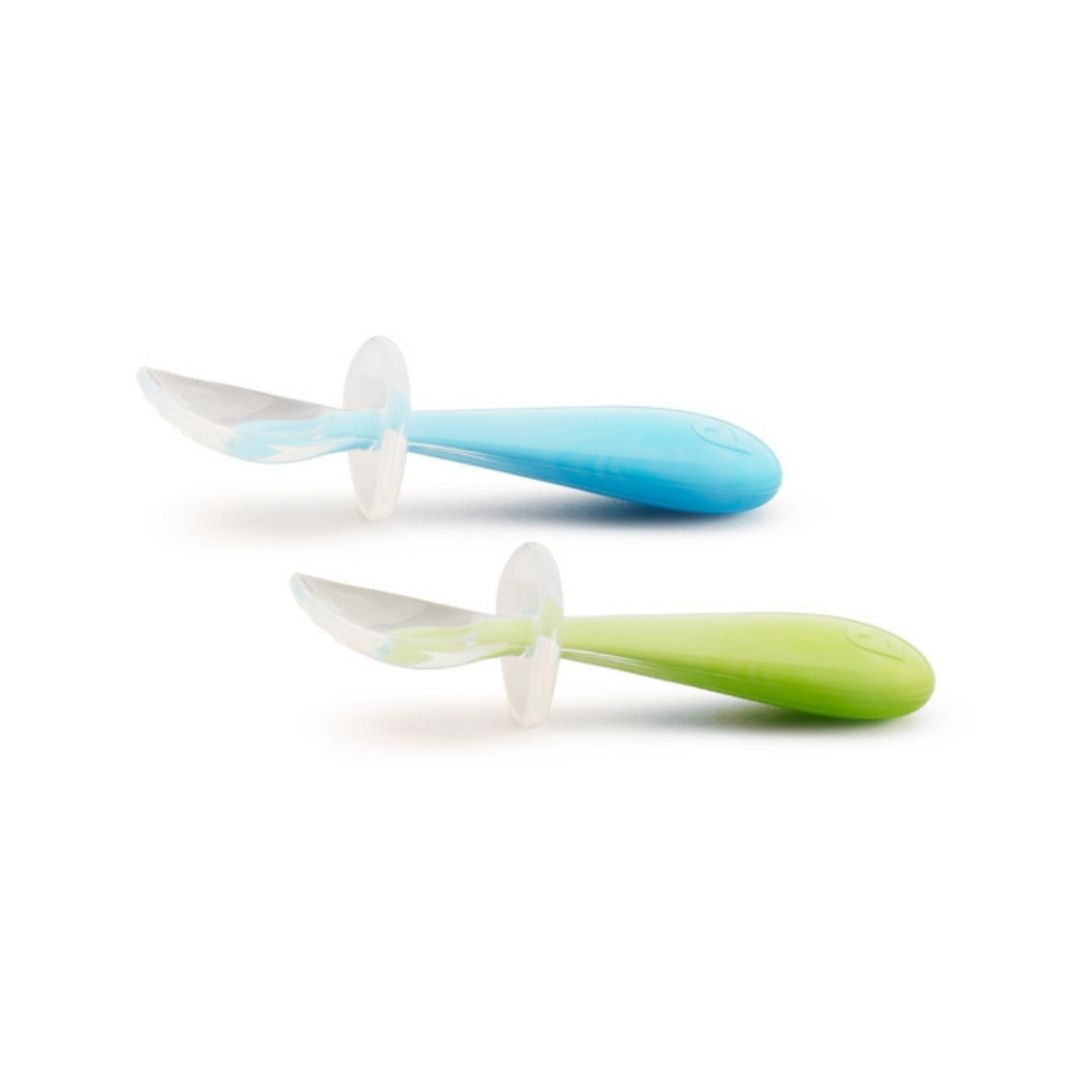 Gentle Scoop Silicone Training Spoons - 2-Pack – Munchkin Shop